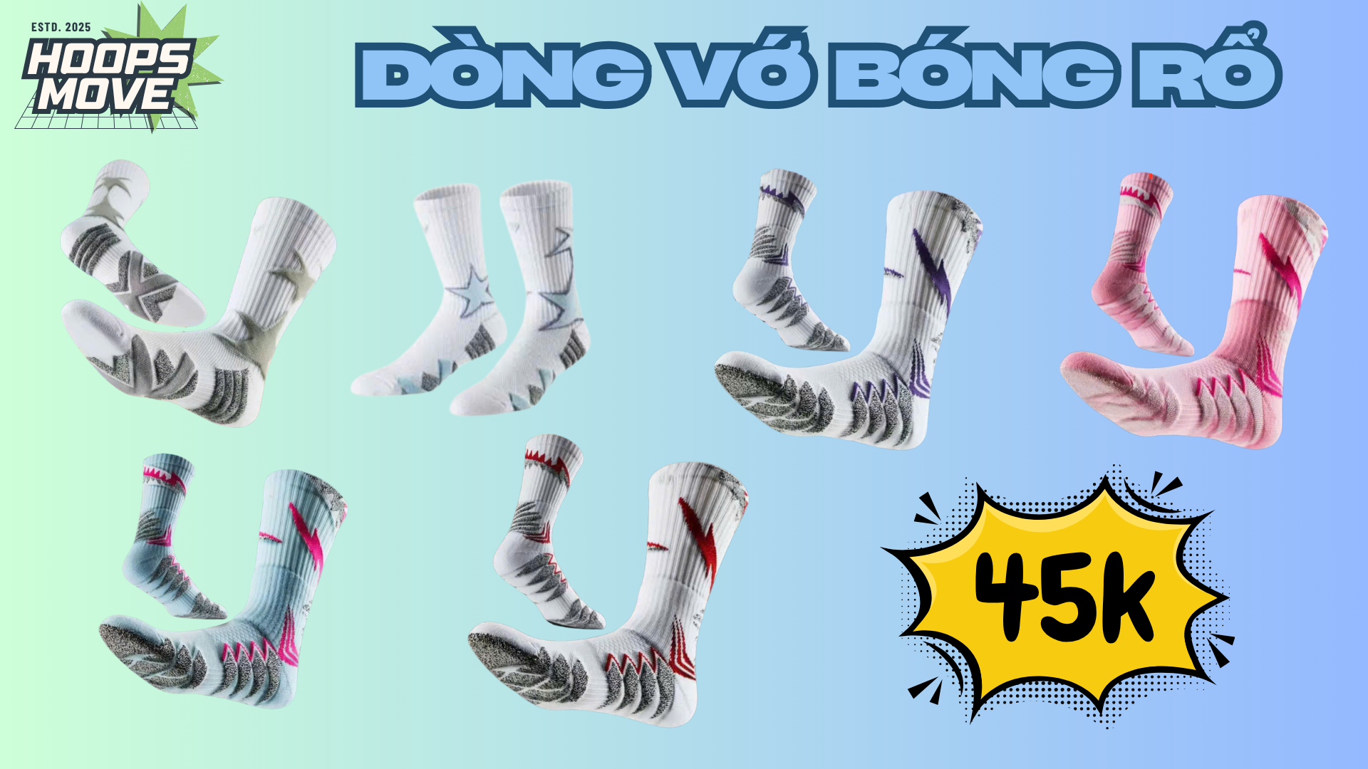 Shark and Star Socks